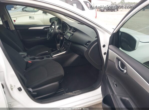 3N1AB7AP2KY261144 2019 NISSAN SENTRA White Սալոնի դիմացի տեսք