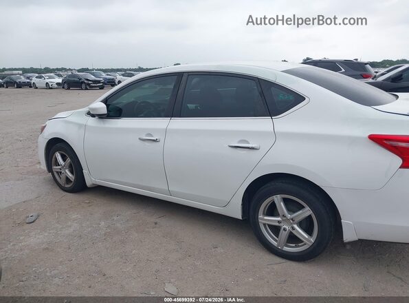3N1AB7AP2KY261144 2019 NISSAN SENTRA White Սալոնի 360 աստիճան տեսք