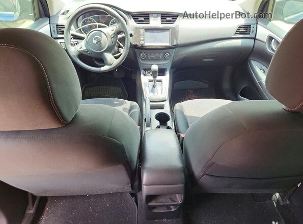 3N1AB7AP2KY265176 2019 NISSAN SENTRA Blue Dashboard view