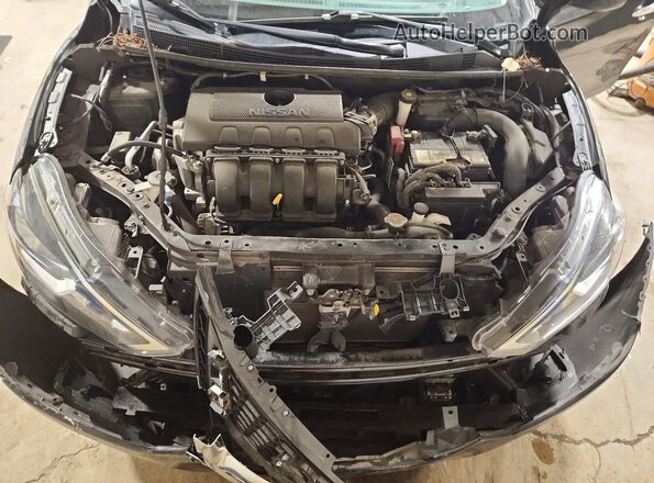 3N1AB7AP2KY273990 2019 NISSAN SENTRA Black Rear interior view