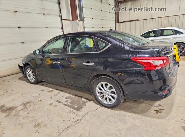 3N1AB7AP2KY273990 2019 NISSAN SENTRA Black Rear left