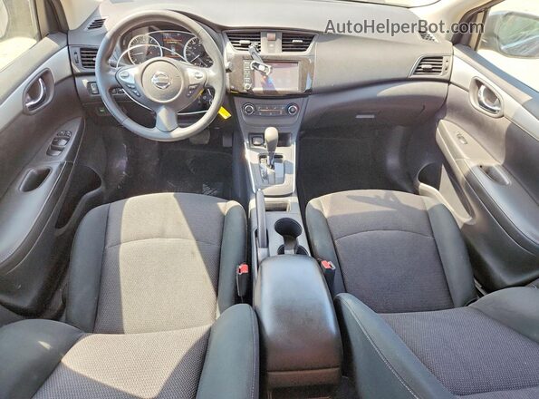 3N1AB7AP2KY275271 2019 NISSAN SENTRA Blue Вид панелі приладів