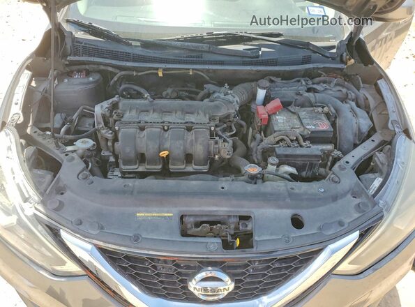 3N1AB7AP2KY298890 2019 NISSAN SENTRA Gray Widok wnętrza z tyłu