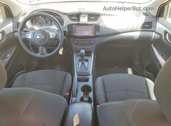3N1AB7AP2KY298890 2019 NISSAN SENTRA Gray Widok deski rozdzielczej