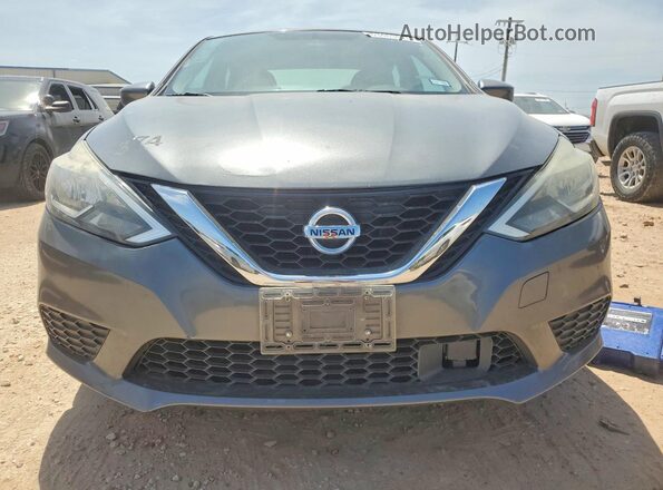 3N1AB7AP2KY298890 2019 NISSAN SENTRA Gray Widok z przodu