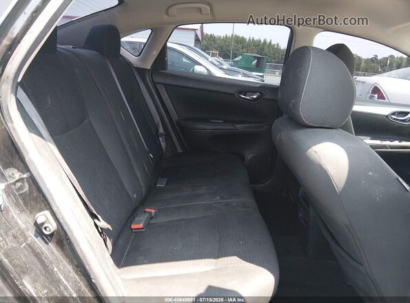 3N1AB7AP2KY321438 2019 NISSAN SENTRA Black Widok naklejki z numerem VIN