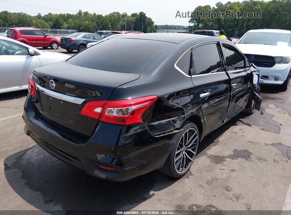 3N1AB7AP2KY321438 2019 NISSAN SENTRA Black Tył prawy
