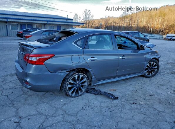 3N1AB7AP2KY322539 2019 NISSAN SENTRA Silver Задня права чверть