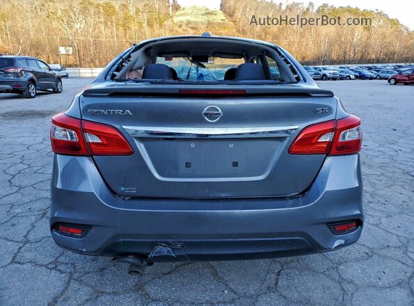 3N1AB7AP2KY322539 2019 NISSAN SENTRA Silver Вид ззаду