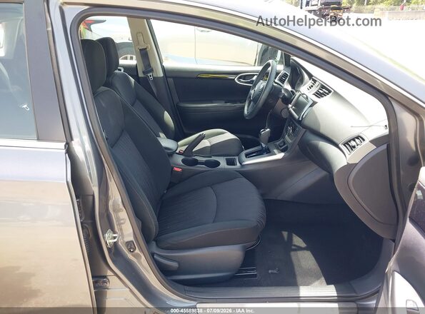 3N1AB7AP2KY331841 2019 NISSAN SENTRA Gray წინა სალონის ხედი