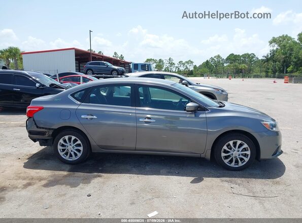 3N1AB7AP2KY331841 2019 NISSAN SENTRA Gray სალონის 360-გრადუსიანი ხედი