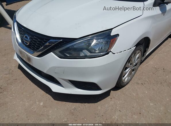 3N1AB7AP2KY359087 2019 NISSAN SENTRA White წინა ხედი