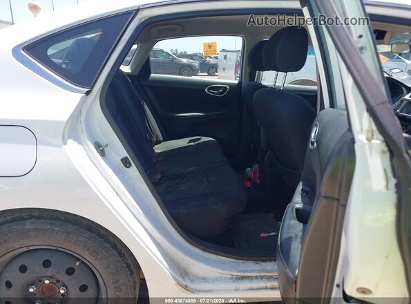 3N1AB7AP2KY359087 2019 NISSAN SENTRA White VIN კოდის სტიკერის ხედი