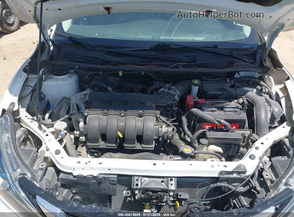 3N1AB7AP2KY359087 2019 NISSAN SENTRA White უკანა ხედი