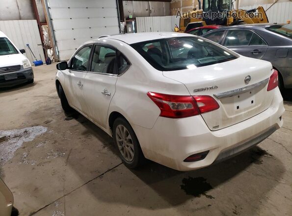 3N1AB7AP2KY359669 2019 NISSAN SENTRA White უკანა მარცხენა