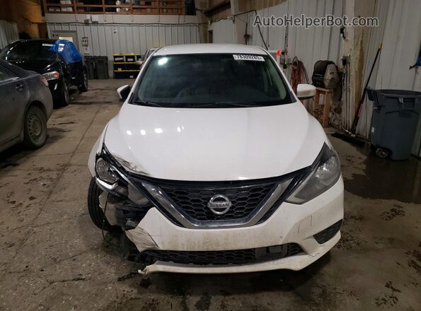 3N1AB7AP2KY359669 2019 NISSAN SENTRA White წინა ხედი