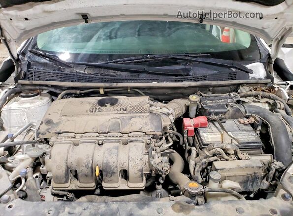 3N1AB7AP2KY359669 2019 NISSAN SENTRA White უკანა სალონის ხედი