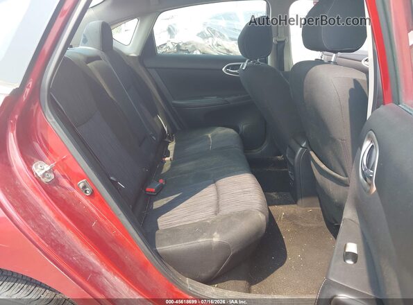 3N1AB7AP2KY362006 2019 NISSAN SENTRA Red Vista de la etiqueta del VIN