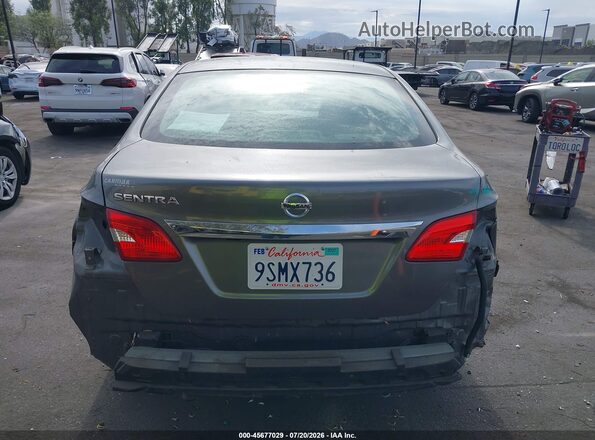 3N1AB7AP2KY388394 2019 NISSAN SENTRA Gray 