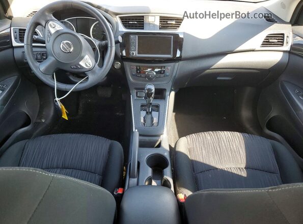3N1AB7AP2KY395233 2019 NISSAN SENTRA Silver წინა პანელის ხედი