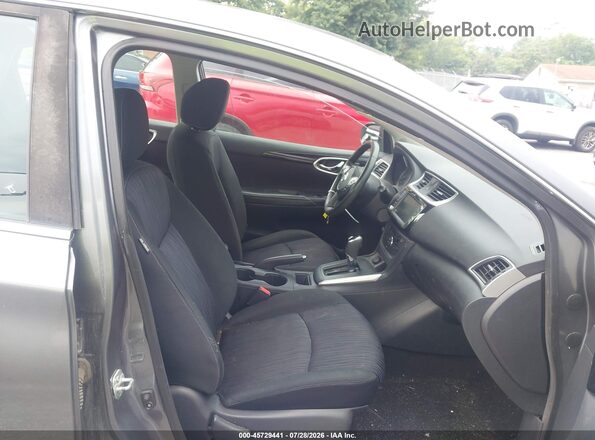 3N1AB7AP2KY399038 2019 NISSAN SENTRA Серый Вид салона спереди