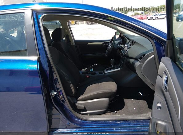 3N1AB7AP2KY409406 2019 NISSAN SENTRA Blue Vista interior delantera