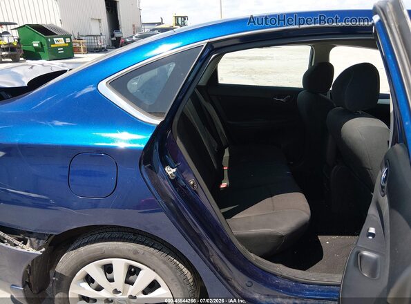 3N1AB7AP2KY409406 2019 NISSAN SENTRA Blue Vista de la etiqueta del VIN