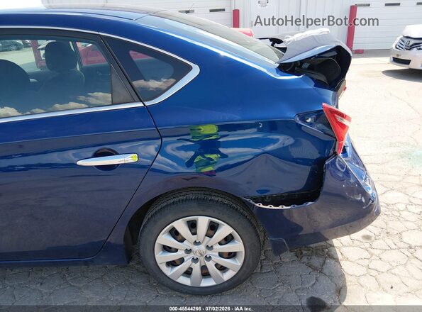 3N1AB7AP2KY409406 2019 NISSAN SENTRA Blue Vista frontal