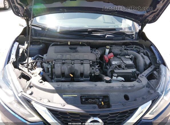 3N1AB7AP2KY409406 2019 NISSAN SENTRA Blue Vista trasera