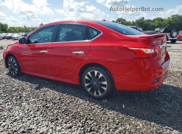 3N1AB7AP2KY422107 2019 NISSAN SENTRA Red Rear left