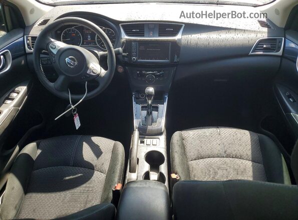 3N1AB7AP2KY422107 2019 NISSAN SENTRA Red Dashboard view
