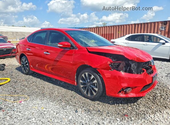 3N1AB7AP2KY422107 2019 NISSAN SENTRA Red Front right