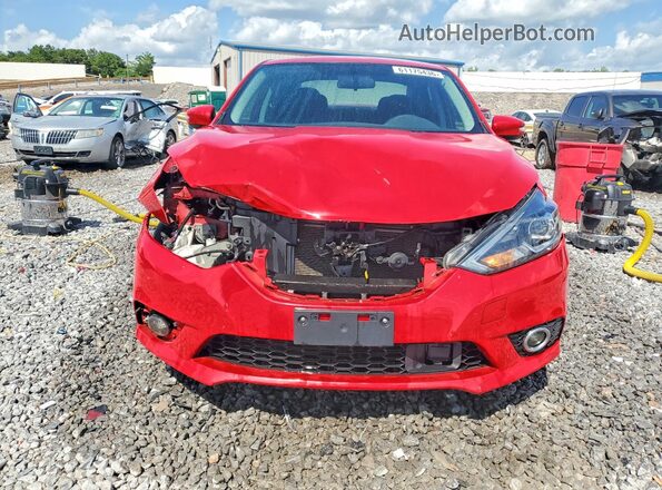 3N1AB7AP2KY422107 2019 NISSAN SENTRA Red Front view