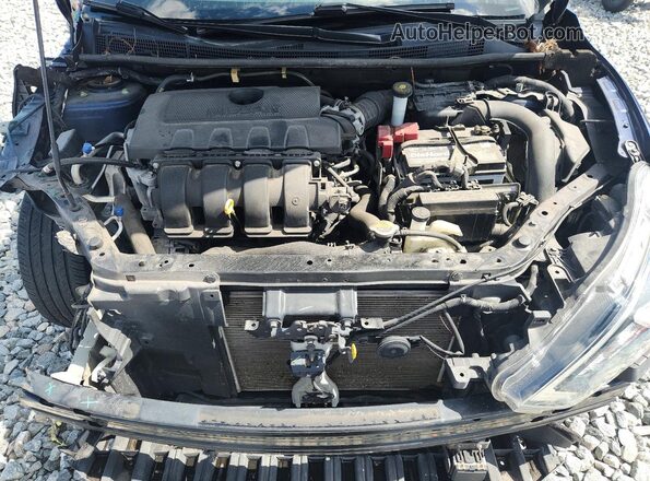 3N1AB7AP2KY424004 2019 NISSAN SENTRA Blue Вид задньої частини салону