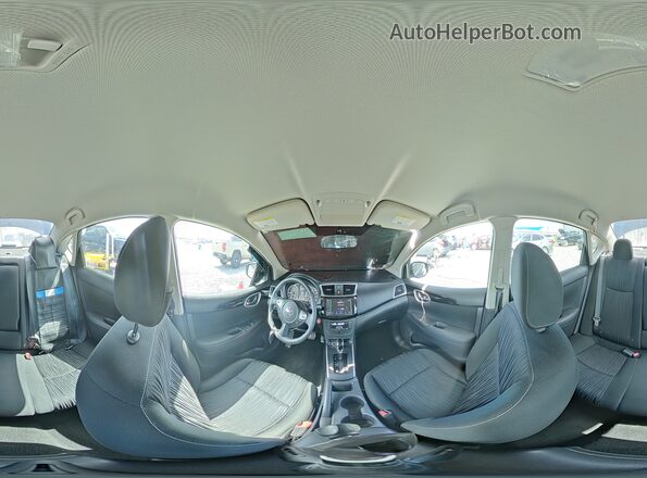 3N1AB7AP2KY424004 2019 NISSAN SENTRA Blue Панорамний вид салону 360°
