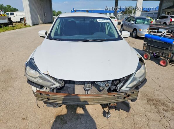 3N1AB7AP2KY427825 2019 NISSAN SENTRA White წინა ხედი