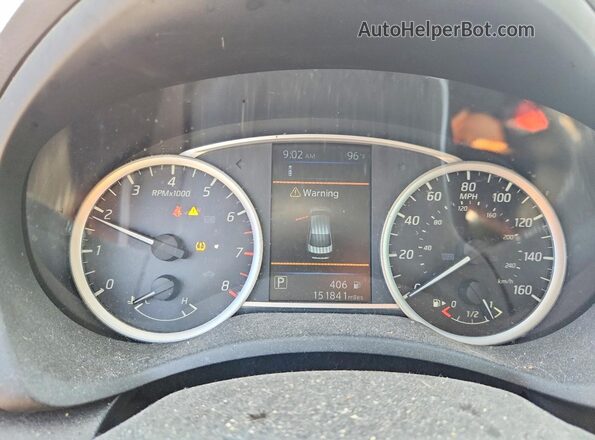 3N1AB7AP2KY427825 2019 NISSAN SENTRA White ხელსაწყოთა პანელის ხედი