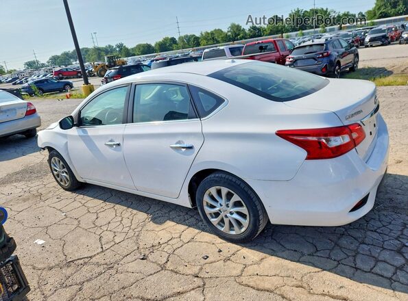 3N1AB7AP2KY427825 2019 NISSAN SENTRA White უკანა მარცხენა