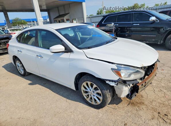 3N1AB7AP2KY427825 2019 NISSAN SENTRA White წინა მარჯვენა
