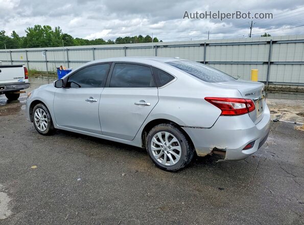 3N1AB7AP2KY436251 2019 NISSAN SENTRA Silver Rear left