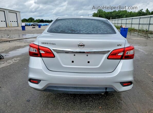 3N1AB7AP2KY436251 2019 NISSAN SENTRA Silver Rear view