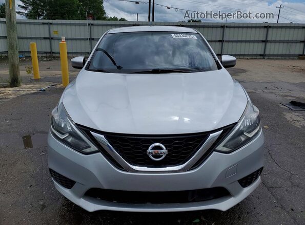 3N1AB7AP2KY436251 2019 NISSAN SENTRA Silver Front view
