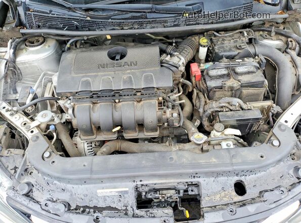 3N1AB7AP2KY436251 2019 NISSAN SENTRA Silver Rear interior view