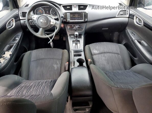 3N1AB7AP2KY436251 2019 NISSAN SENTRA Silver Dashboard view