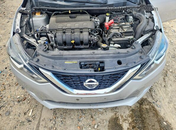 3N1AB7AP2KY443510 2019 NISSAN SENTRA Silver Rear interior view