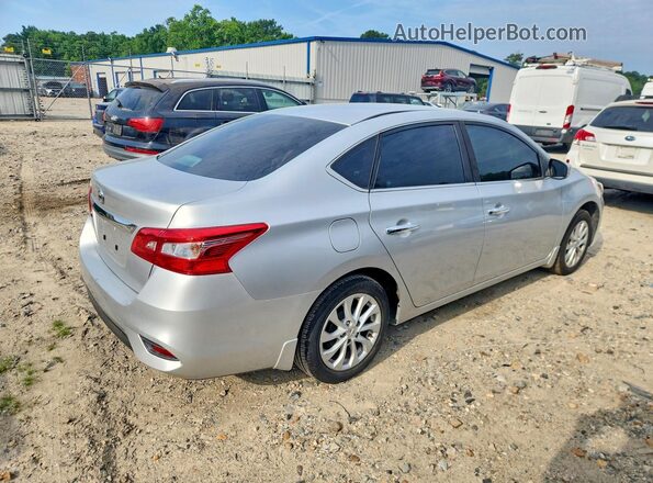 3N1AB7AP2KY443510 2019 NISSAN SENTRA Silver Rear right