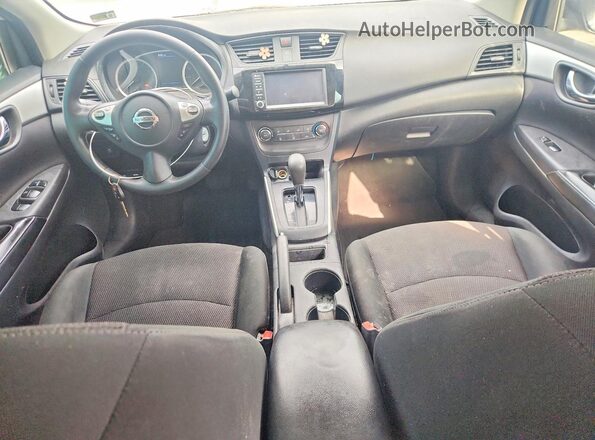3N1AB7AP2KY443510 2019 NISSAN SENTRA Silver Dashboard view