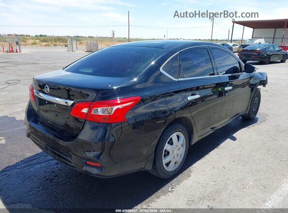 3N1AB7AP2KY443829 2019 NISSAN SENTRA Black Задня права чверть