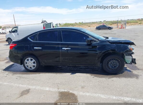3N1AB7AP2KY443829 2019 NISSAN SENTRA Black Вид задньої частини салону