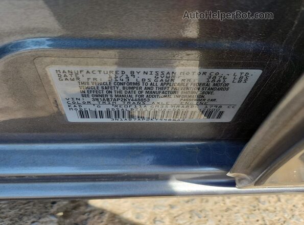 3N1AB7AP2KY448853 2019 NISSAN SENTRA Gray Widok komory silnika